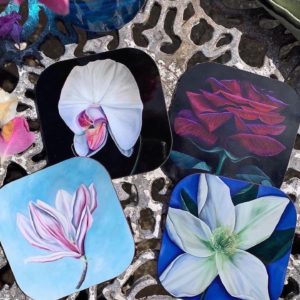 Flower Coasters